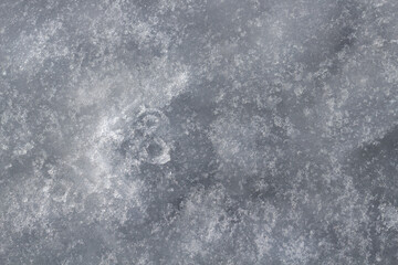 Relief surface of gray ice