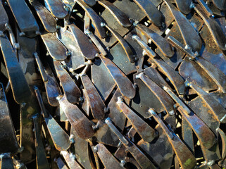 Fork handle sculpture.