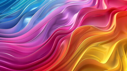 Obraz premium Colorful rainbow 3d background. 