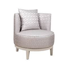 Cushioned armchair for the living room.