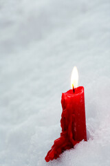 Candle In The Snow
