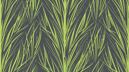 Flat Design Vector Illustration of Grass 