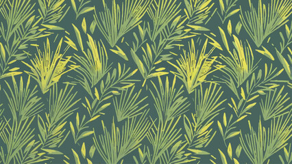 Flat Design Vector Illustration of Grass 