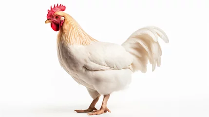Gordijnen Chicken isolated on white background © Rimsha