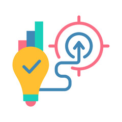 Fototapeta premium Business Strategy Icon