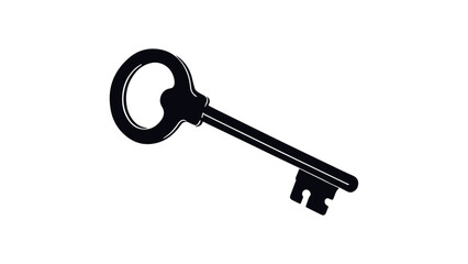 black key vector silhouette