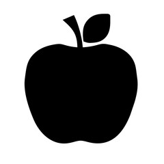 apple and leaf icon