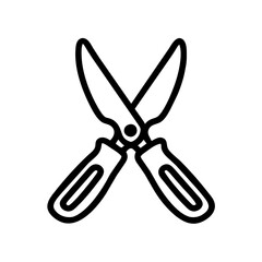 Pruning shears icon