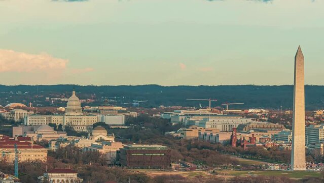 Time lapse Cityscape of Washington D.C.