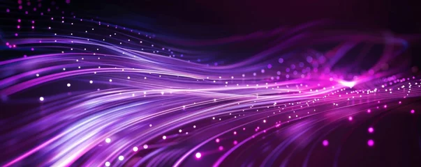 Poster KScurved beam in the style of neon purple five lines. © กิตติพัฒน์ สมนาศักดิ