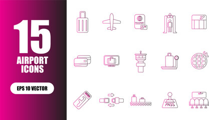 Airport Icon Collection