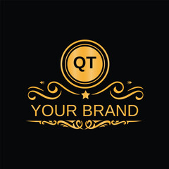 Creative logo design with abstract shape