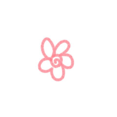 Doodle Flowers With Crayons