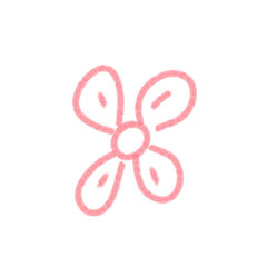 Doodle Flowers With Crayons