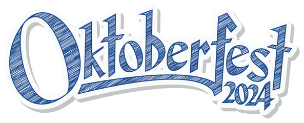 scribble header with text Oktoberfest 2024 - 750650184