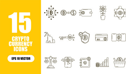 Cryptocurrency Icon Collection