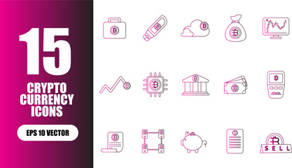 Cryptocurrency Icon Collection