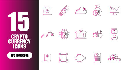 Cryptocurrency Icon Collection