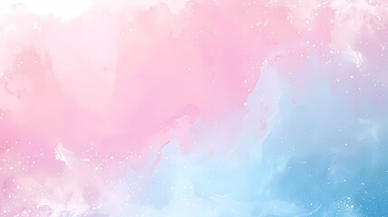 Pastel Pink and Blue Watercolor Texture Background
