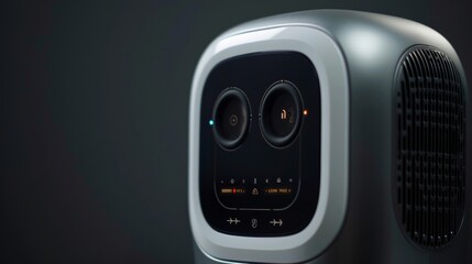 Innovative smart home device captures user attention with sleek design and advanced features for modern living