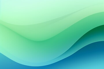 Powder Blue to Moss Green abstract fluid gradient design, curved wave in motion background for banner, wallpaper, poster, template, flier and cover