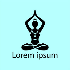 a yoga logo design for brand