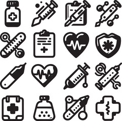 medicel safety icon  vector illustration