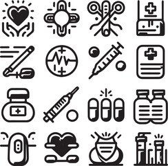 medicel safety icon  vector illustration