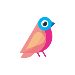 Creative bird logo vector illustration