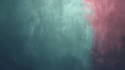 Abstract Teal and Pink Gradient Grunge Texture