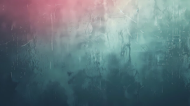Abstract Teal and Pink Gradient Grunge Texture