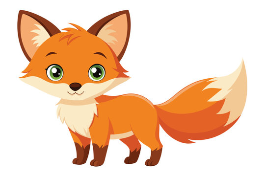 Baby Fox Vector Illustration Design
