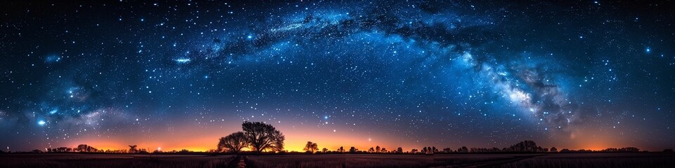 Fototapeta premium Clouds over the Savarie at night with a starry sky