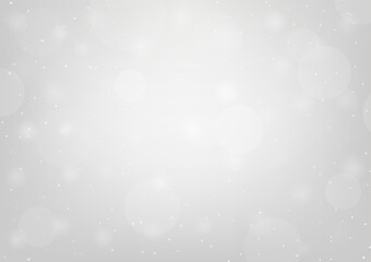 Silver Luxury Abstract Background for Christmas or New Year Event. Vector Illustration. 