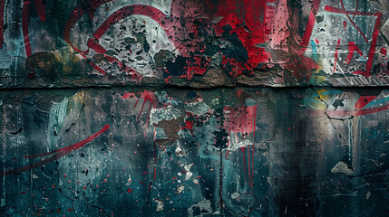 Dirty wall texture background. Old vintage wall. Street wall graffiti art.