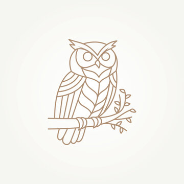 Owl Line Art Images – Browse 63,179 Stock Photos, Vectors, and Video ...