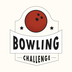 Bowling Sport Badge - 750687939