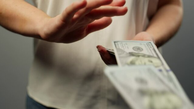 In the hands of a woman, cash is not only a business, but also mindless use. Her ability to effectively manage finances determines her satisfaction with life. High quality 4k footage