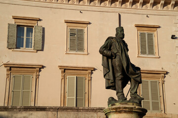 Obraz premium Historic buildings of Foligno, Umbria, Italy