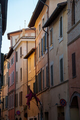 Historic buildings of Foligno, Umbria, Italy