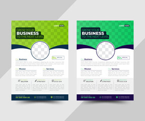 Corporate business flyer template design, Business Flyer, marketing, business proposal, promotion, advertise, publication,  vector design, abstract business flyer