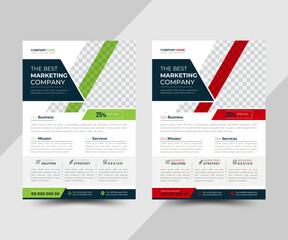 Corporate business flyer template design, Business Flyer, marketing, business proposal, promotion, advertise, publication,  vector design, abstract business flyer