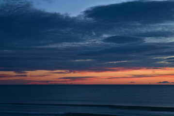 Sunrise at La Mata Beach in Torrevieja, Costa Blanca, Spain