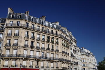 typical parisian building facade © eric