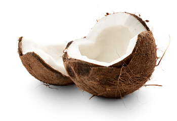 Coconut isolated on white - 750696732