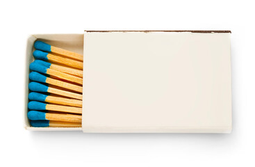 Matchbox isolated on the white background