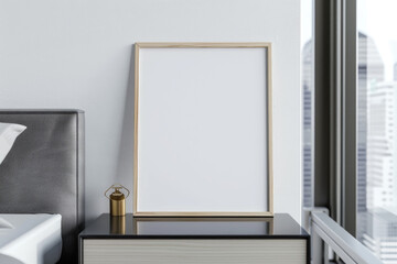 Empty Horizontal Frame Mockup., Frame blank mock up