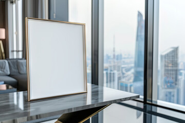 Horizontal Frame Mockup Design., Frame blank mock up