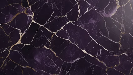 Fototapeten Elegantly seamless pattern background with a purple marble texture backdrop. © xKas