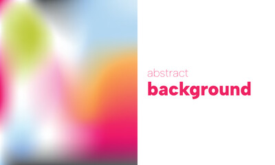 Modern bright horizontal background with gradient. Colorful liquid cover for poster, banner, flyer and presentation. Modern gradient for screens and mobile applications. Vector image.